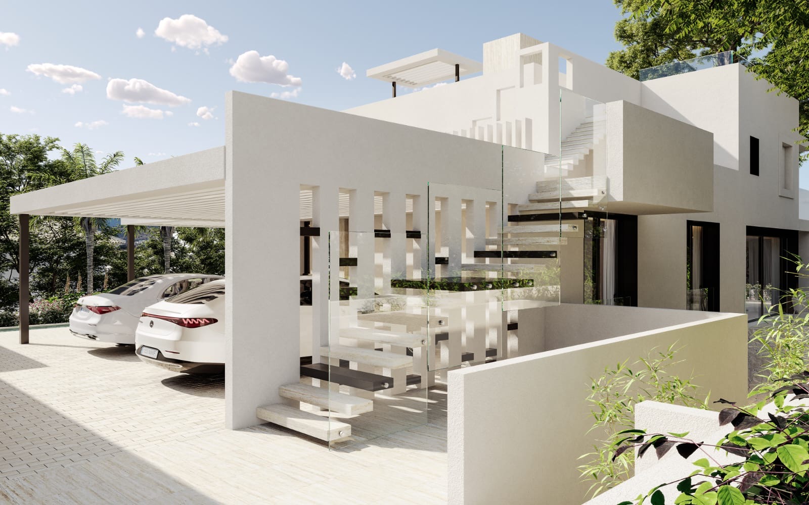 Renovation Render - Poolside